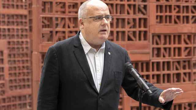 El presidente del PNV en Guipuzkoa, Joseba Egibar, en el Parlamento vasco / David Agular - EFE