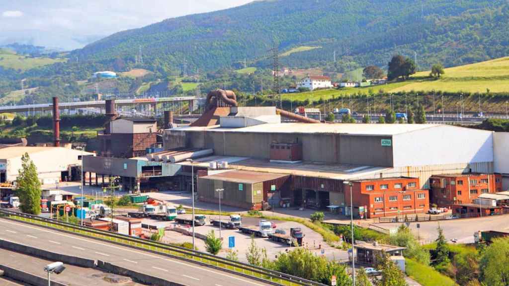 Nervacero, planta de Celsa en el País Vasco, una de las industrias vascas de gran consumo