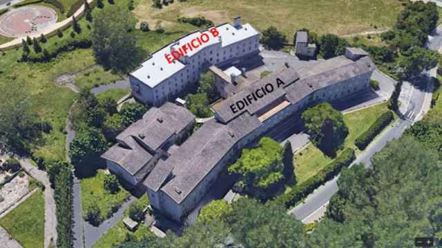 Vista aérea del edificio donde se va a ubicar el centro de acogida de refugiados de Vitoria