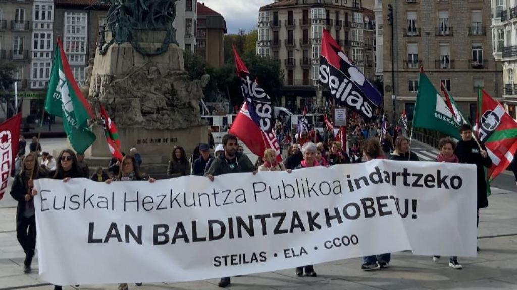 Huelga de Educación en Vitoria/CV