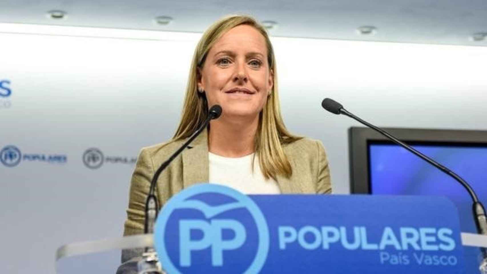 La presidenta del PP de Bizkaia, Amaya Fernández