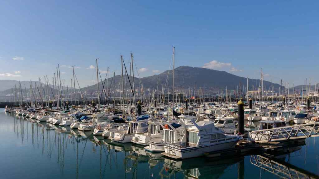 El puerto deportivo de Getxo.