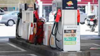 Una gasolinera de Madrid.