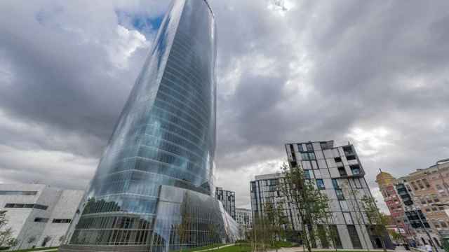 La torre de Iberdrola de Bilbao.