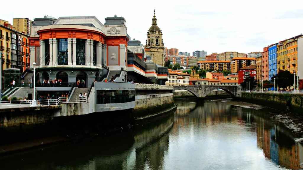 Mercado de la Ribera, en Bilbao.