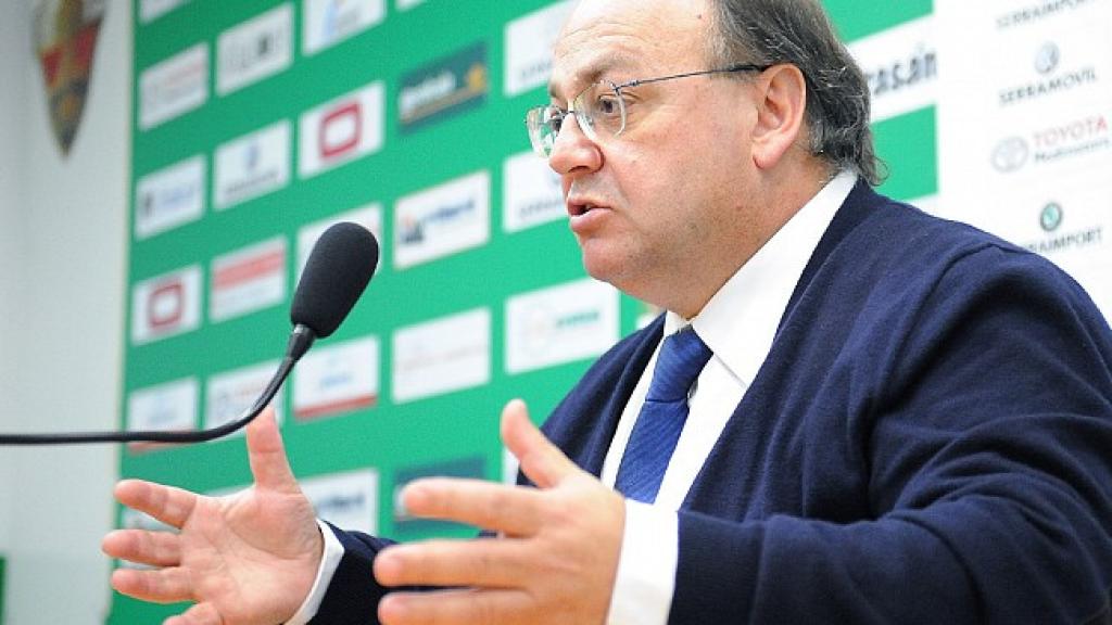 Juan Carlos Ramírez, durante su etapa como vicepresidente del Elche.