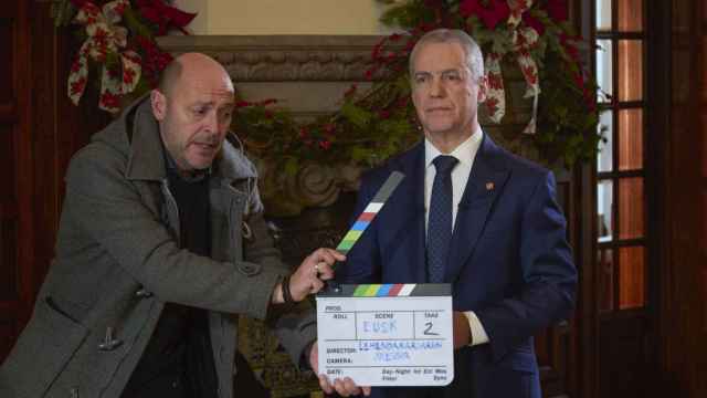 El lehendakari, Iñigo Urkullu, durante su último mensaje navideño, emitido el 31 de diciembre de 2023 / Efe
