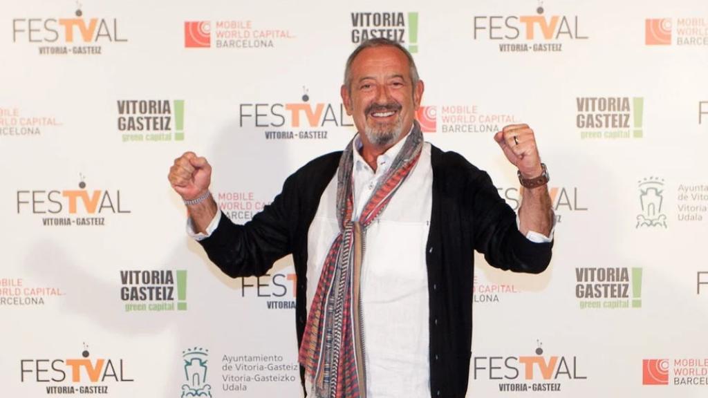 El cocinero Karlos Arguiñano en el FesTVal de Vitoria.