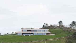 Vistas del chalet de Xabi Alonso y su mujer, Nagore Aranburu.