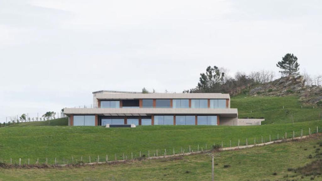 Vistas del chalet de Xabi Alonso y su mujer, Nagore Aranburu.