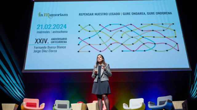 La vicepresidenta de la Fundación Fernando Buesa, Sara Buesa, hija de Fernando Buesa, asesinado por ETA / ADRIÁN RUIZ HERRERO - EFE