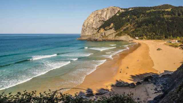 La playa de Laga, en Euskadi.