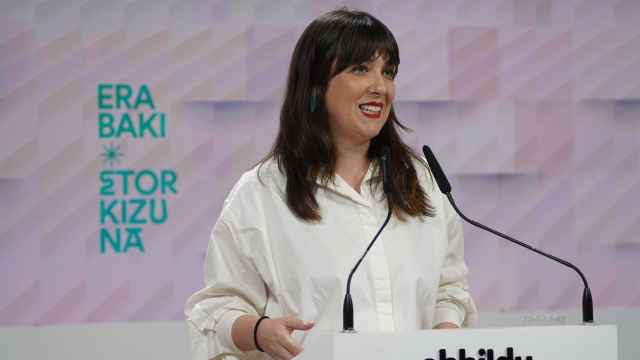 La portavoz de campaña de EH Bildu, Ohiana Etxebarrieta, ha afirmado que la convocatoria de las elecciones ha pillado a su formación trabajando / Jon Urbe - EH Bildu - EFE