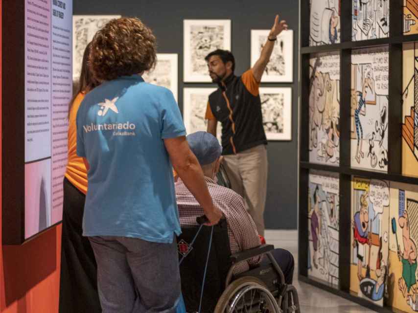 Visita a una exposición de cómics