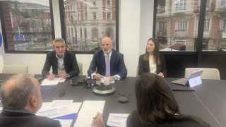 El CEO de Dominion, Mikel Barandiaran, durante la presentación de resultados de 2023.