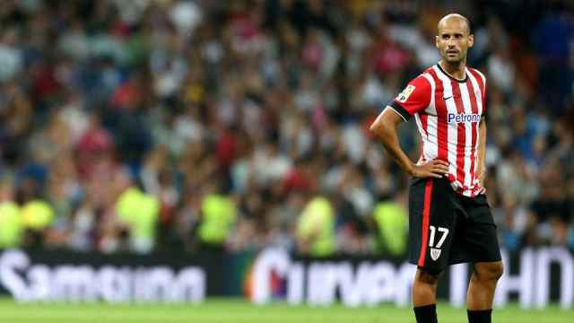 Mikel Rico, durante su última temporada como jugador del Athletic Club.