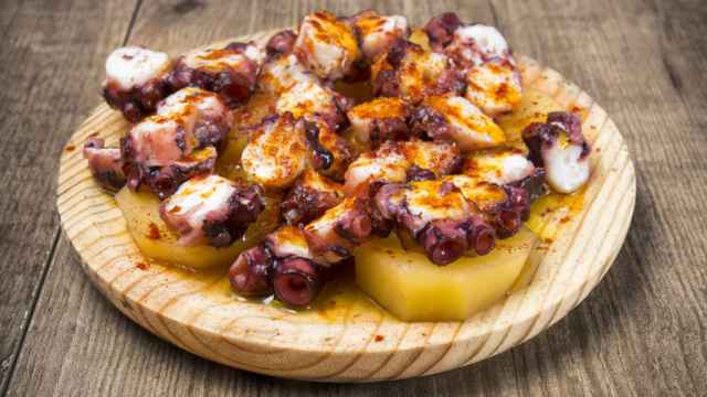 Pulpo a la gallega.