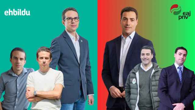 La evolución estética de los candidatos a lehendakari Pello Otxandiano e Imanol Pradales