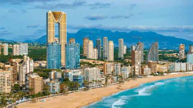 La ciudad de Benidorm, en la Comunidad Valenciana.