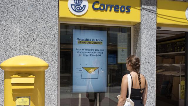Voto por correo.