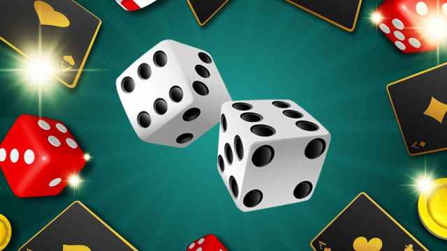 Dados, cartas y fichas de casino