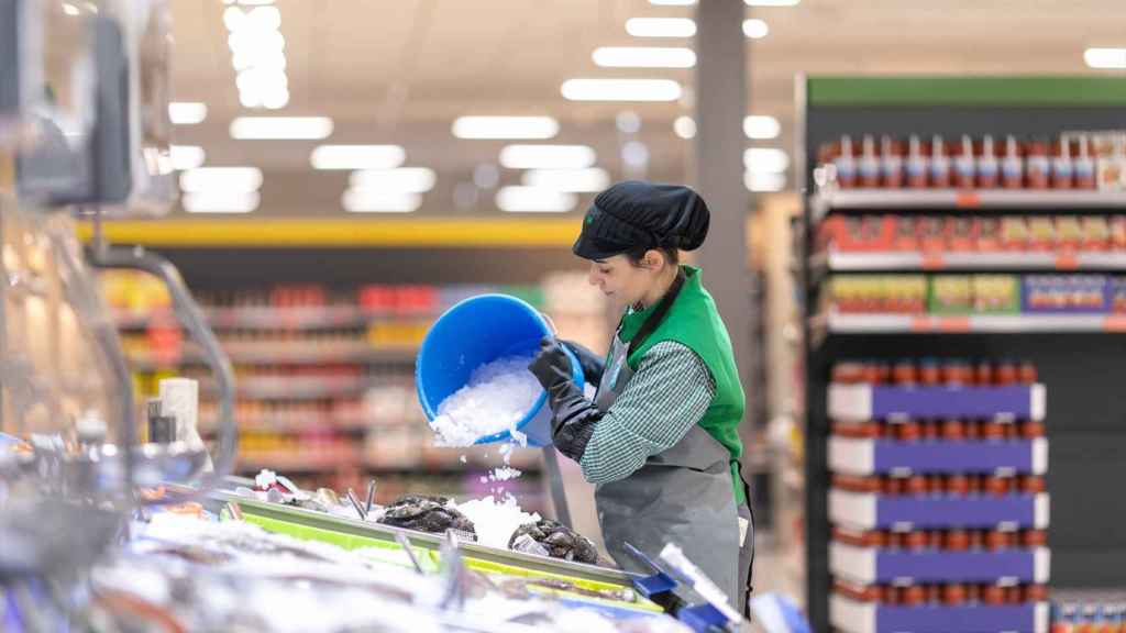 Imagen de pescadería de Mercadona.