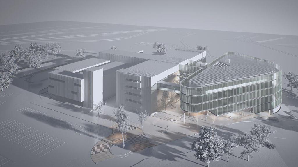 Prototipo del nuevo hospital que habrá en Zumárraga para 2028.