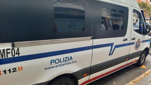 Furgoneta de la Ertzaintza - EUROPA PRESS