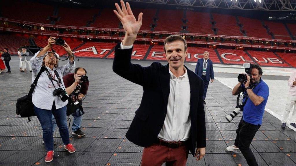 Jon Uriarte lleva más de tres años como presidente del Athletic Club.