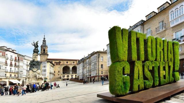 Imagen del centro de Vitoria-Gasteiz.