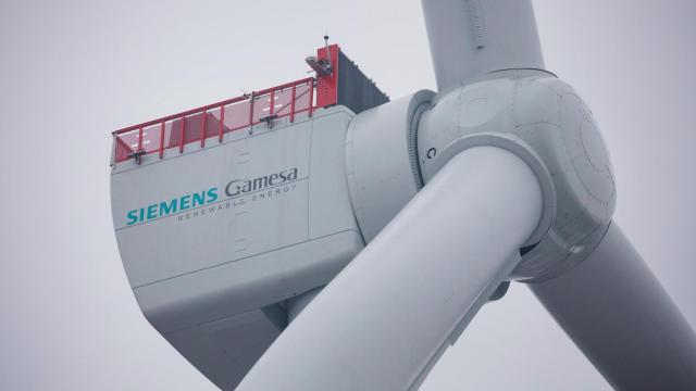 Turbina de la filial vasca Siemens Gamesa