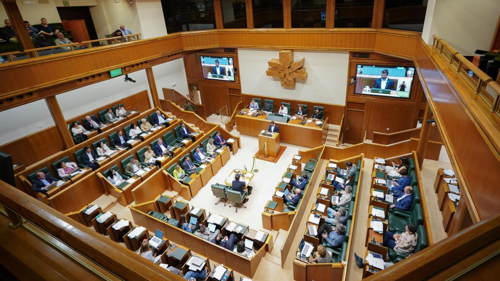 Vista general del Parlamento vasco