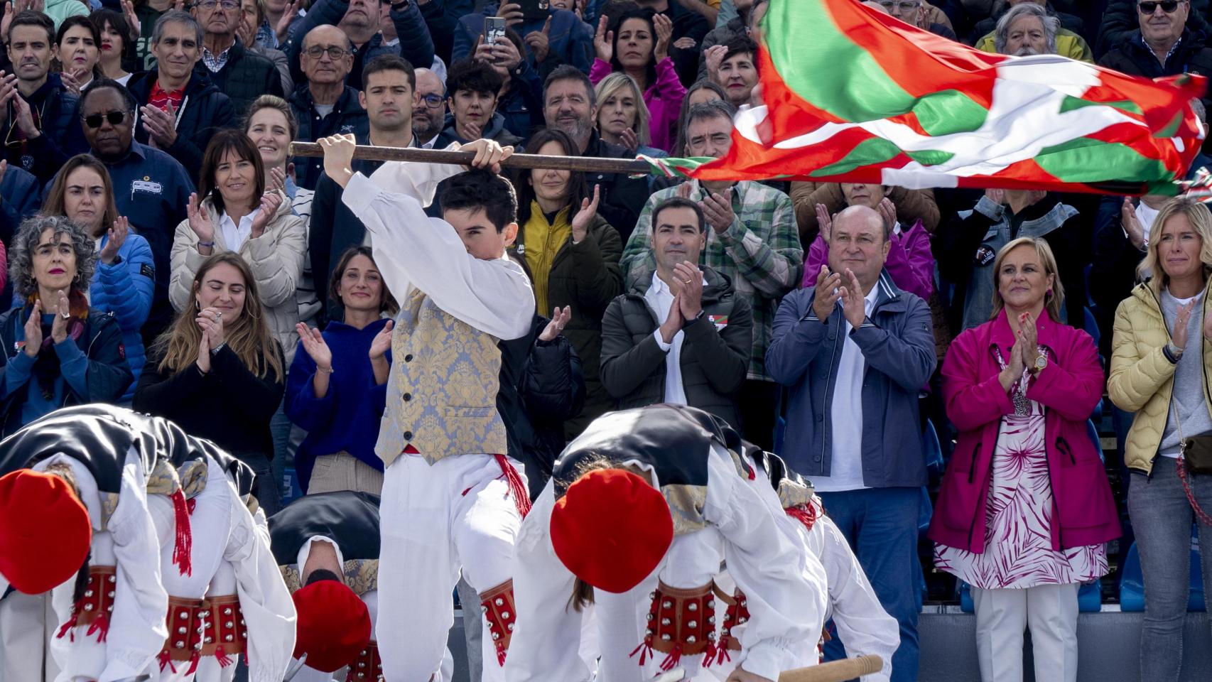 Miembros del PNV durante la celebración del Alderdi Eguna de 2024