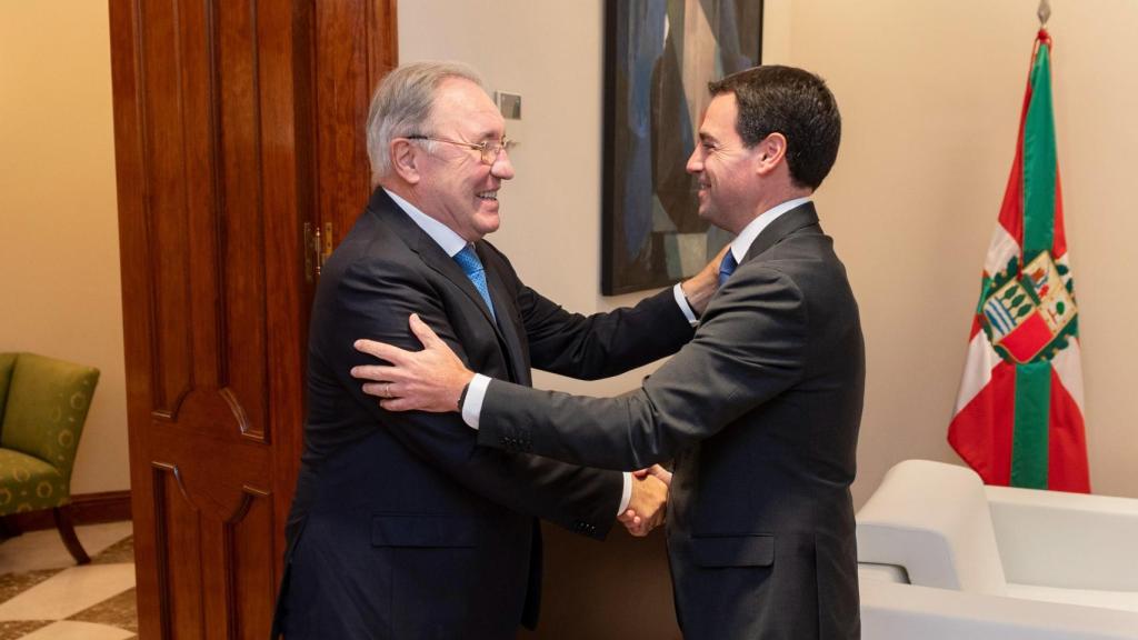 Jainaga con Imanol Pradales