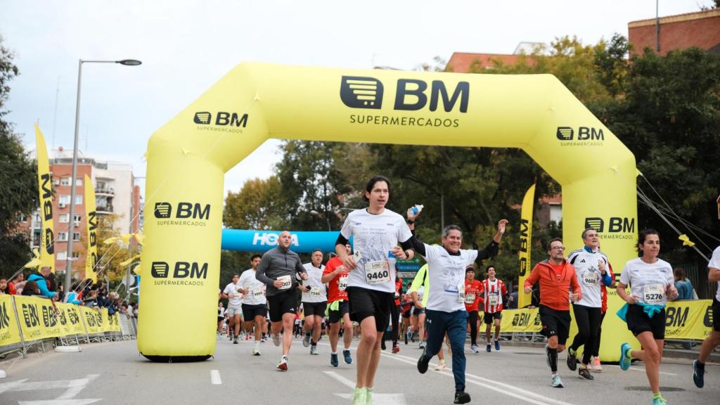 Patrocinio de BM, del grupo Uvesco, en un evento deportivo en Madrid / X