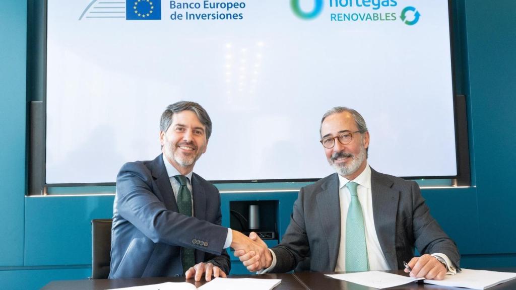 Juan Villar, a la derecha, CEO de Nortegas