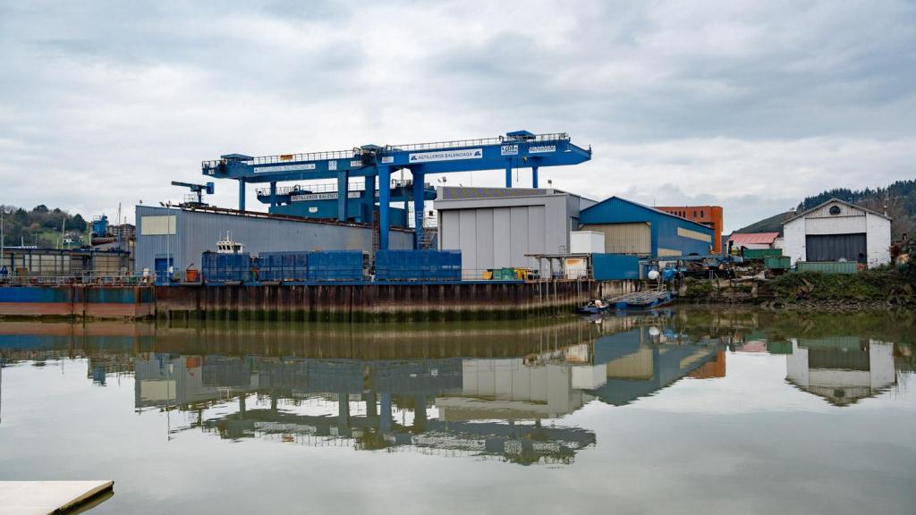 Sede de Astilleros Balenciaga, en Zumaia.