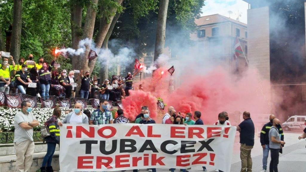 Imagen del conflicto en Tubacex en 2021