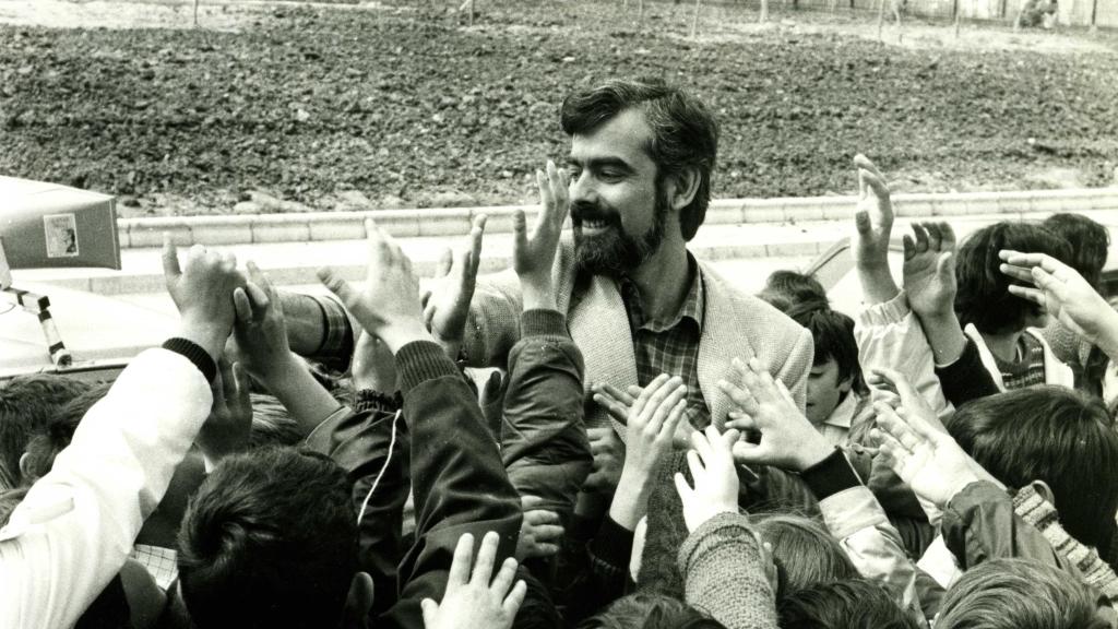 El exvicelehendakari y entonces portavoz del PSE en el Parlamento vasco, Fernando Buesa, asesinado por ETA el 22 de febrero del 2000