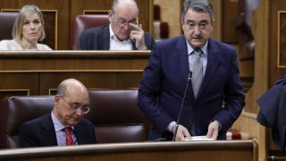 El portavoz del PNV en el Congreso, Aitor Esteban, durante su intervención en la sesión de control al Ejecutivo / ZIPI ARAGON - EFE