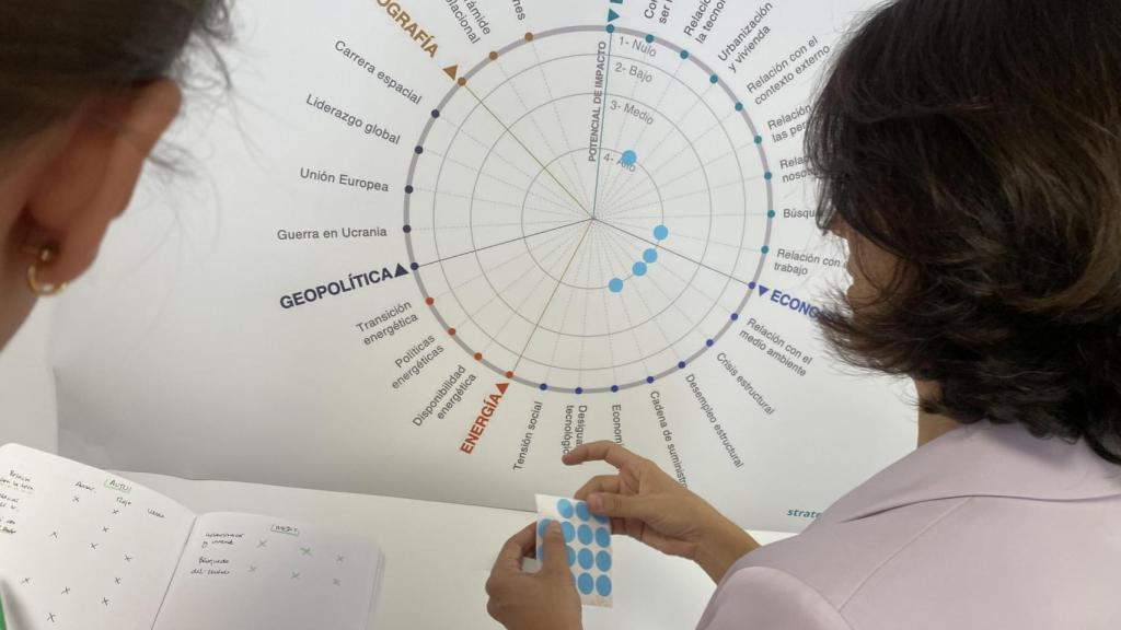 Isabel de Salas, directora general de Steering Futures en una de sus consultorías