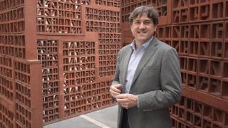 Eneko Andueza a la entrada del Parlamento vasco