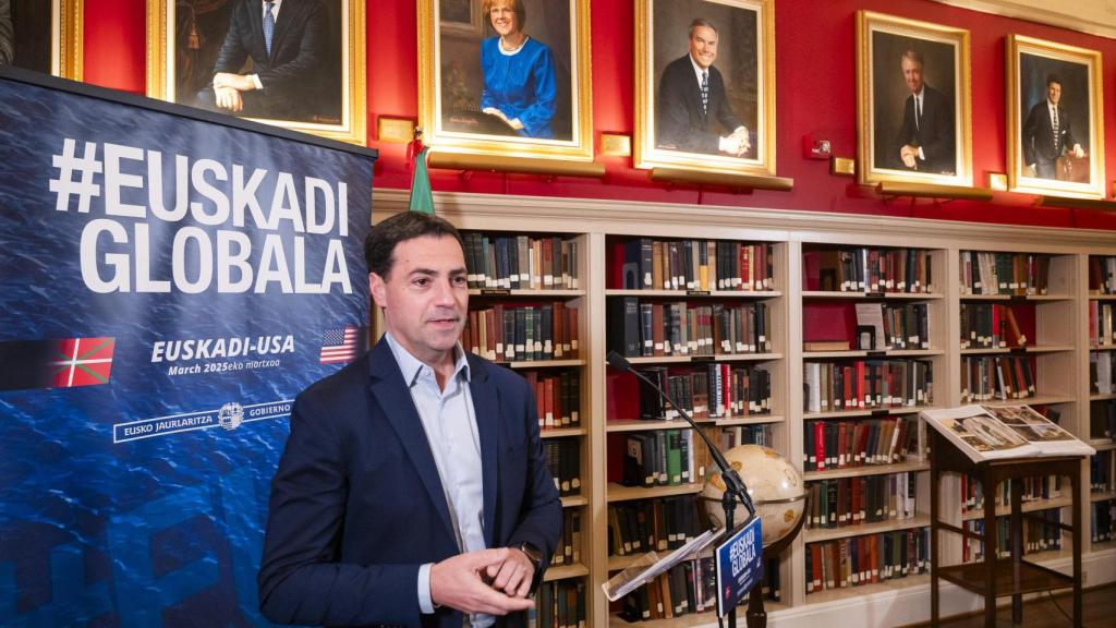 El lehendakari, Imanol Pradales, en su primer viaje a Estados Unidos en marzo