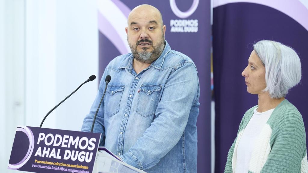 El coordinador general de Podemos Euskadi, Richar Vaquero