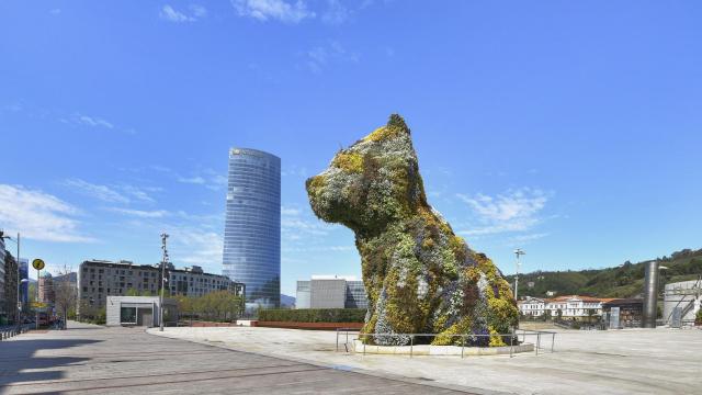 Puppy en el Guggenheim.