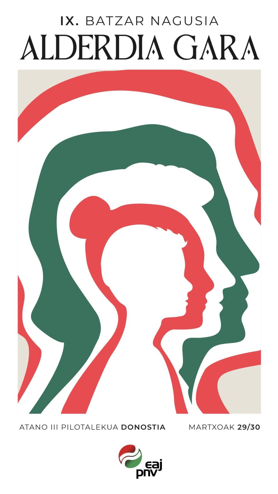 Cartel de la candidatura / PNV