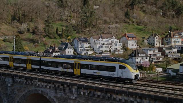 Tren híbrido de batería Mireo Plus B de Siemens Mobility.