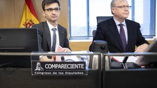 El presidente de RTVE, José Pablo López, en el Congreso de los Diputados.
