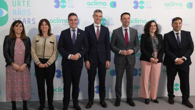 Aclima ha celebrado su 30º aniversario con un acto presidido por el consejero de Industria, Transición Energética y Sostenibilidad, Mikel Jauregi.