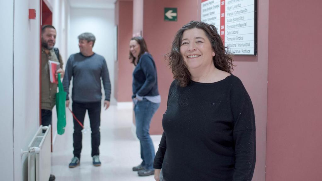 Loli García, secretaria general de CCOO Euskadi